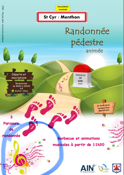 Affiche Randonnée Musicale Juin 2024
