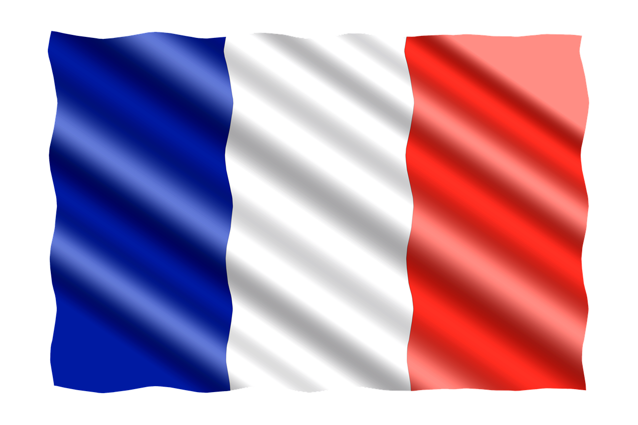banner, flag, france
