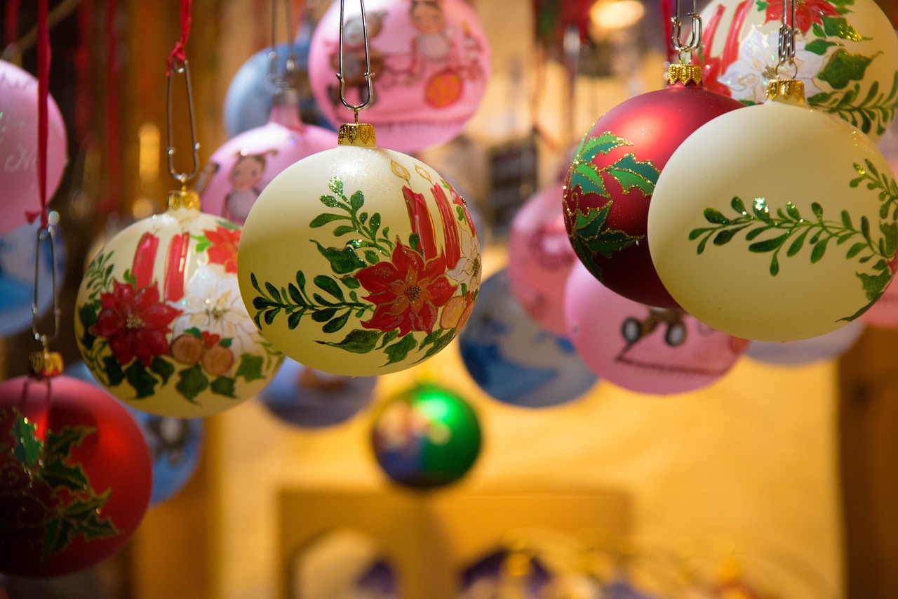 noel, decoration, sapin