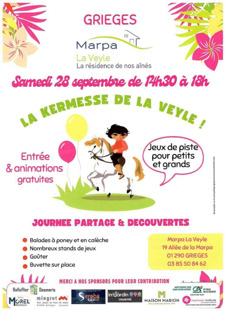 affiche kermesse MARPA 2024