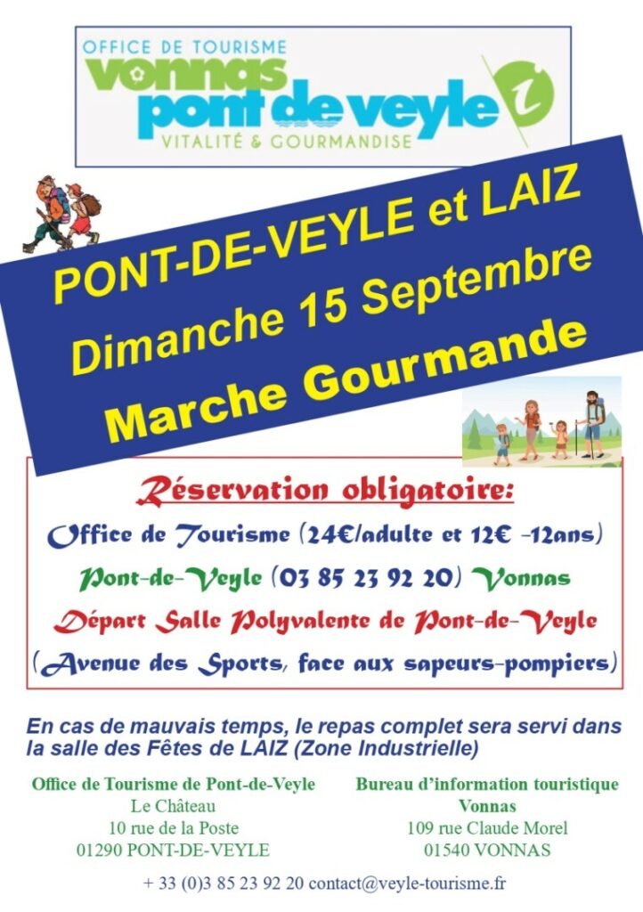 Affiche Marche Gourmande Office de tourisme