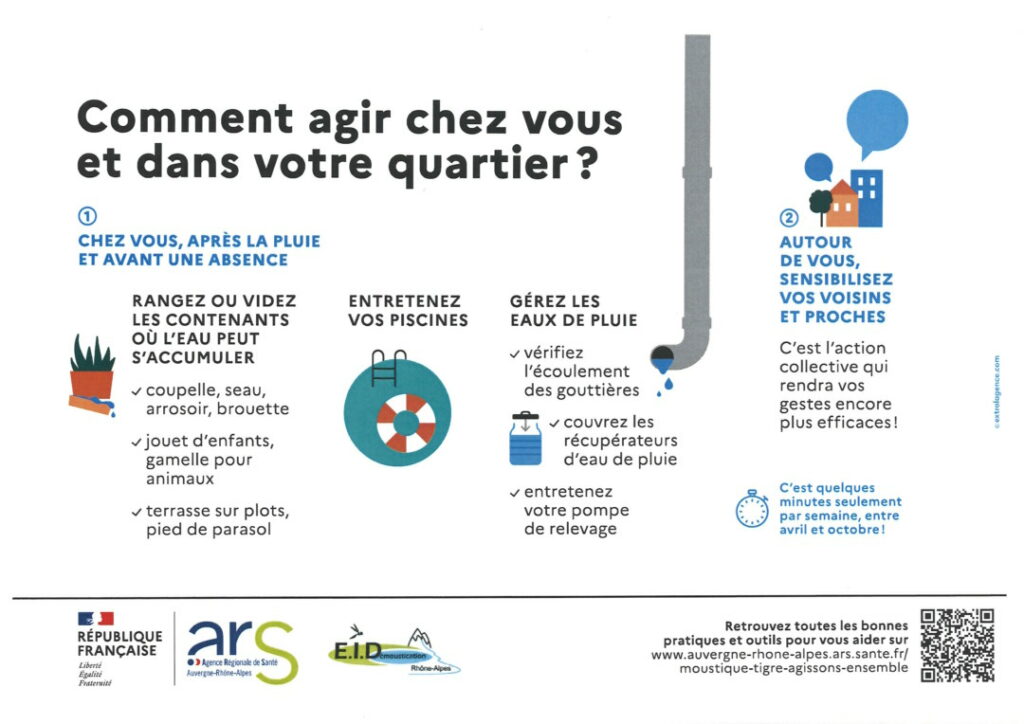 Affiche : Que faire contre le moustique tigre ?