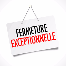 Illustration Fermeture Exceptionnelle