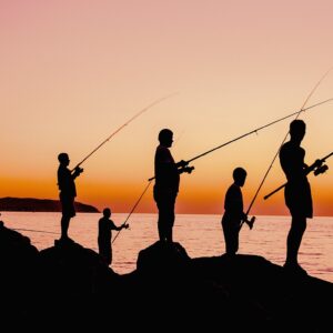 fishing, sunset, fishermen, silhouette, fishing, fishing, fishing, nature, fishing, fishing