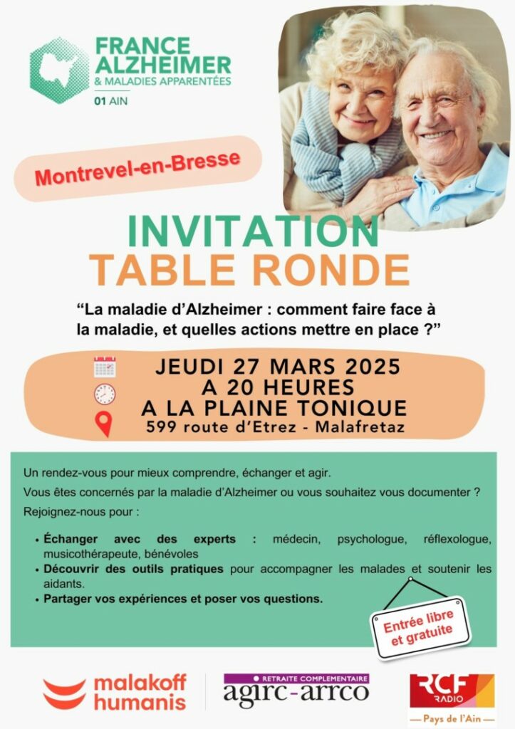 Table ronde Maladie Alzheimer