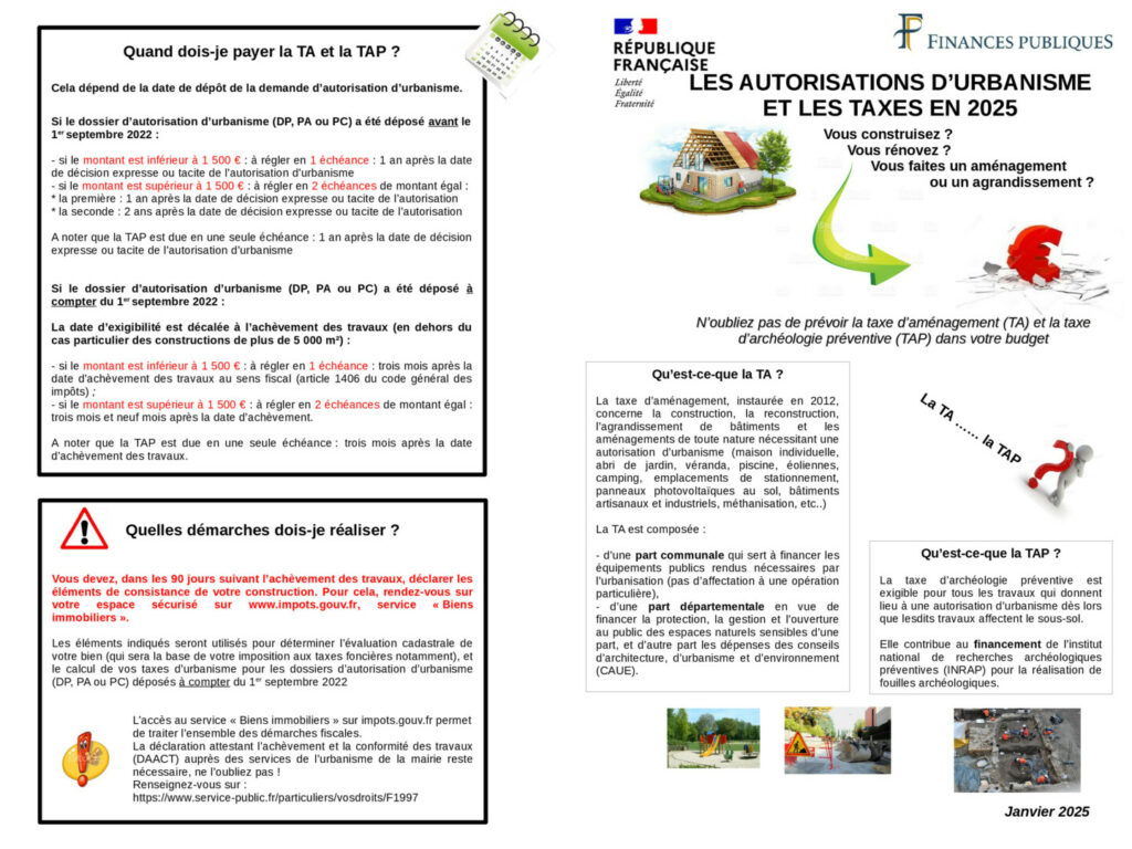 Flyer Taxe urbanisme Page 1