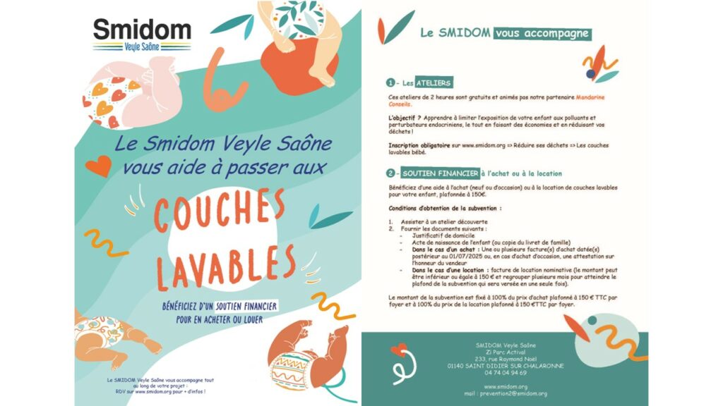 Flyer subvention Couches Lavables