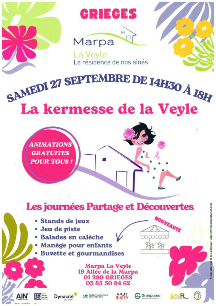 Kermesse 2025 de la MARPA de la Veyle