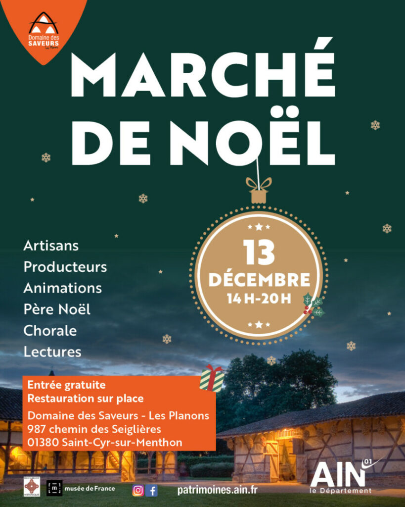 Marché de Noel 2025 aux Planons Affiche